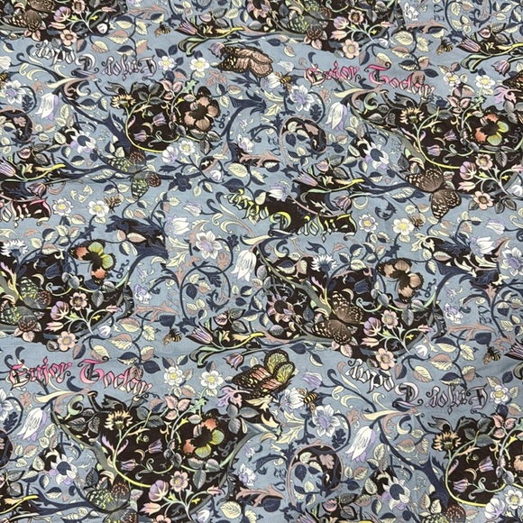 Zadig & Voltaire Risty Bohemian Patch Slip Dress with Lace Trim - L - Picture 8 of 9